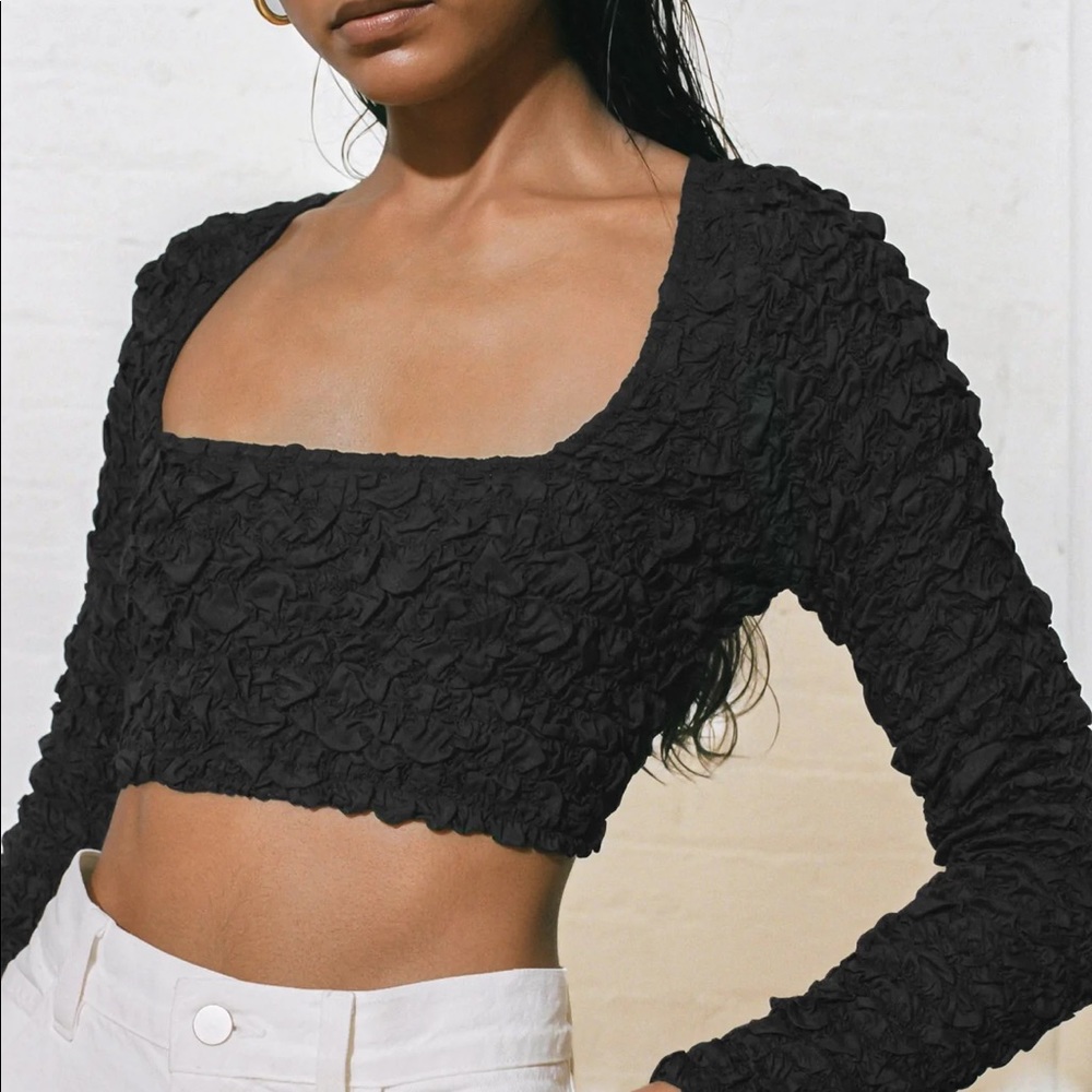 Kiyoko Crop Top by Mara Hoffman NWOT